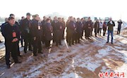 省市人大代表视察我区部分重大项目建设情况