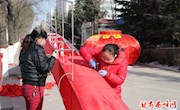 我区春节灯景亮化工作拉开序幕　节日氛围逐渐浓厚