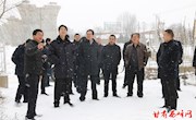 吴兰玮　张国锋调研银西铁路（后官寨段）用地征迁工作