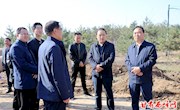 马耀文调研银西铁路西峰段项目用地征迁工作