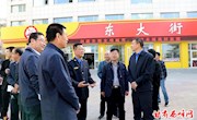 李廷位　张晓龙督查城区文明城市创建氛围营造及交通秩序整治情况