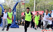 西峰区庆五一“体彩杯”职工篮球联赛开幕