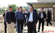 马耀文督查银西铁路西峰段项目用地征迁工作