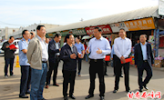 张应科督查西峰区创建全国文明城市市场环境建设情况