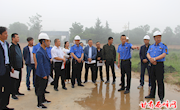 会宁县考察团来我区考察学习城市管理工作