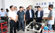 镇原县政协来我区考察职业教育发展助推精准扶贫工作