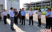 省商务厅副厅长李书敏一行调研我区商务工作